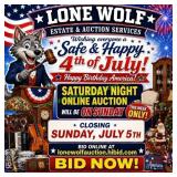 CHECK OUT OUR SUNDAY NIGHT ONLINE AUCTION