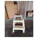 (2) Plastic Step Stools