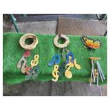(2) Musical Windchimes & (1) Butterfly Windchime