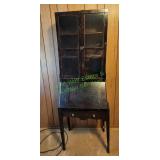 Vtg Secretary Desk w/ Hutch