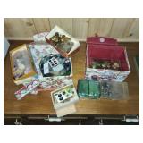 Lot of Crafting Supplies Buttons & More