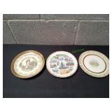 (3) Vtg Decorative Plates