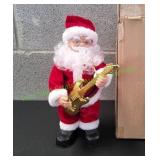 12" Dancing Santa Playing Guitar