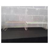(2) Cupboard/Pantry Wire Shelf Organizers