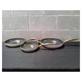 GreenPan Jewel Pro Ceramic Non-Stick Skillets 3pc