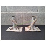 (2) Metal Base Mounts