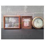Wall Art w/ Clock