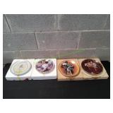 (4) Vtg Decorative Plates