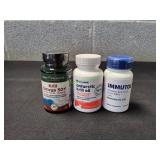 (3) Bottles of Supplements