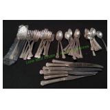 Vtg Silver-Plated Flatware