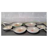 (2) T-fal Ceramic Non-Stick Frypan Set, 3pc