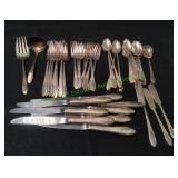 Vtg Silver-Plated Flatware