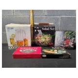 Salad Bowl Sets, Relish Trays & More