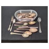 Lot of Vtg Silver-Plated Dinner Flatware