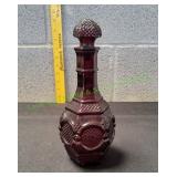 Vtg Avon Cape Cod Collection Ruby Red Decanter