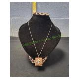 Square Fleur-de-Lis Necklace