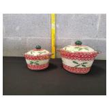 (2) Temp-tations Old World Holiday Casserole Dish