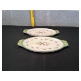 (2)Temp-tations Cardinal Holly Berry Oval