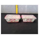 (2) Temp-tations Old World 12oz Mini Loaf Pans