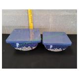 Temp-tations Snowy Night Square Nesting Bowls