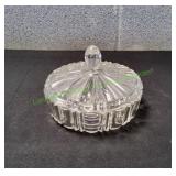 Anchor Hocking Old Cafï¿½ Clear Lidded Candy Dish