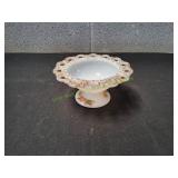Vtg Nor-So Milk Glass Compote Bowl