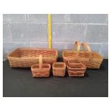 (5) Longaberger Baskets