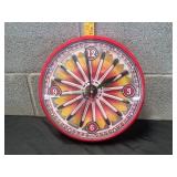Hyman Kaleidoscope Circus Wagon Wheel Wall Clock