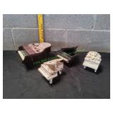 Ceramic Grand Piano Trinket Boxes