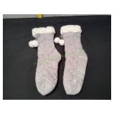 Cable Knit Slipper Socks