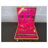 Vtg Siam/Thai Bronze/Brass Flatware