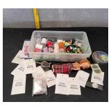 Small Tote w/ Thread, Extra Buttons & More