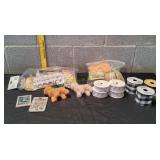 Box of Ribbon, Crafting Supplies & More