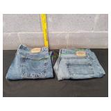 (2) Levi Strauss Jeans, Sz 40x30