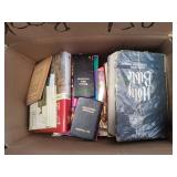 Box of Bibles, Religious Books & Pamphlets