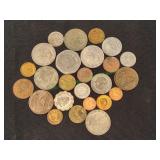 (25) Foreign Coins
