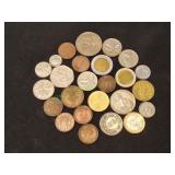 (25) Foreign Coins