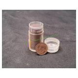 Tube of Vintage Canadian Pennies
