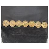 (7) Bronze Famous Medical Pioneers Metals