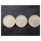 (3) British Half Crown Coins