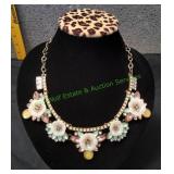 Plunder Floral Bib Necklace