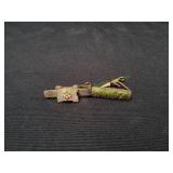(2) Vtg Tie Clips
