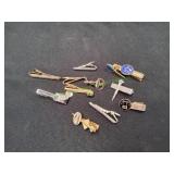 Lot of Vtg Tie Bars & Pins
