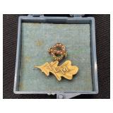 (2) Vtg 10K Gold Pins