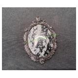 Vtg Oval Cabochon Pendant