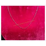 18" Sterling Silver Necklace