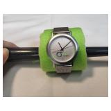 Sigma-C Analog Wristwatch w/ Metal Mesh Band