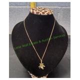 K14 Gold/Pearl Longevity/ Life - Shou Pendant