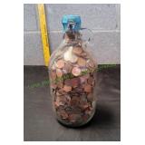 16lbs 14oz Change in Glass Jar Found in Closet