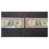 1957 & 1957A Silver Certificate $1 Banknotes